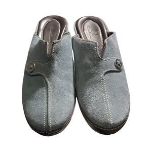 Cole Haan powder, blue Suede Slip-Ons